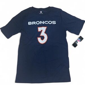 Nike Navy Broncos #3 Graphic Tee